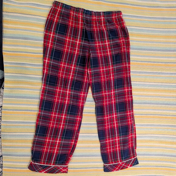 Victoria's Secret red plaid holiday pajama PJ Pants size medium - Picture 4 of 4